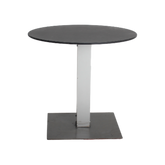 Main table low black round